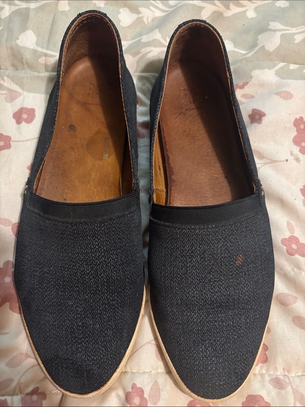 Frye Dark Denim Flats
